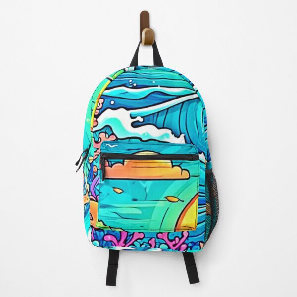 Item preview, Vibrant Underwater Sunset designed and sold by Health And Fitness Posts e-Store.