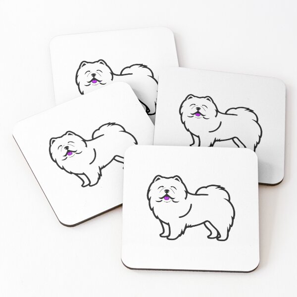 Aperçu de l'œuvre Chow Chow - Chow Chow Sillhoute - Noir & Blanc créée et vendue par brindled.