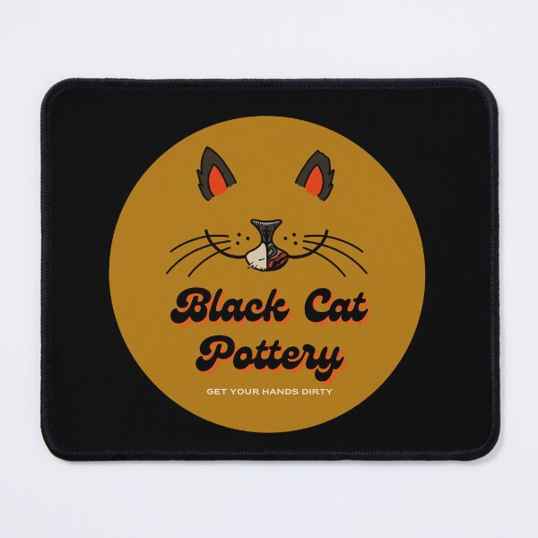 Item preview, Black Cat Pottery designed and sold by UTLastResponder.