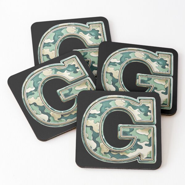 Item preview, camouflage letter G designed and sold by jkrphoto.