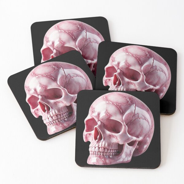 Item preview, Colored Marble Skull 7 designed and sold by LaNadaYFundante.