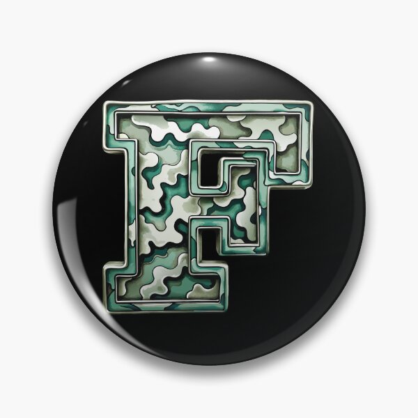 Item preview, camouflage letter F designed and sold by jkrphoto.