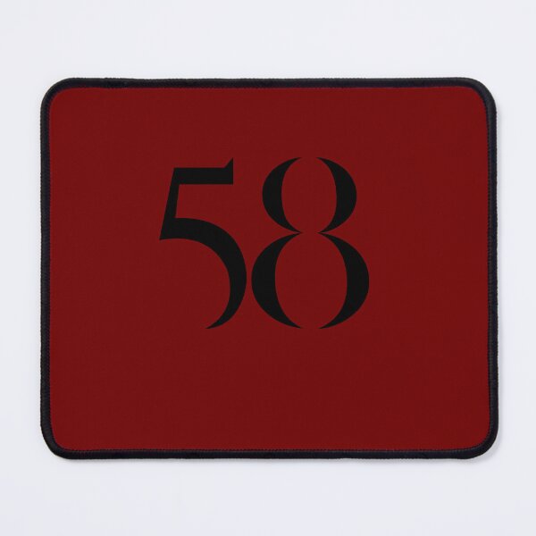 Item preview, 58, fifty-eight, black, quake designed and sold by Numbers-Art.