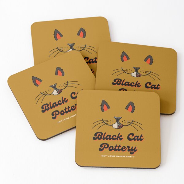 Item preview, Black Cat Pottery designed and sold by UTLastResponder.