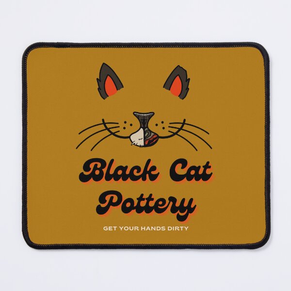 Item preview, Black Cat Pottery designed and sold by UTLastResponder.