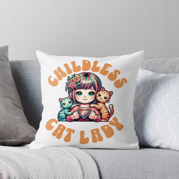 Item preview, Childless cat lady designed and sold by BritishDelights.