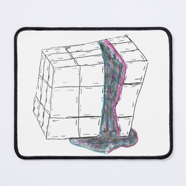 Item preview, Pink and Blue Rainbow Spilling Cube designed and sold by Umbrella-Tree.