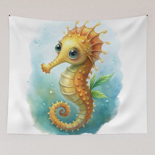 Item preview, Cute seahorse designed and sold by catcraftss.