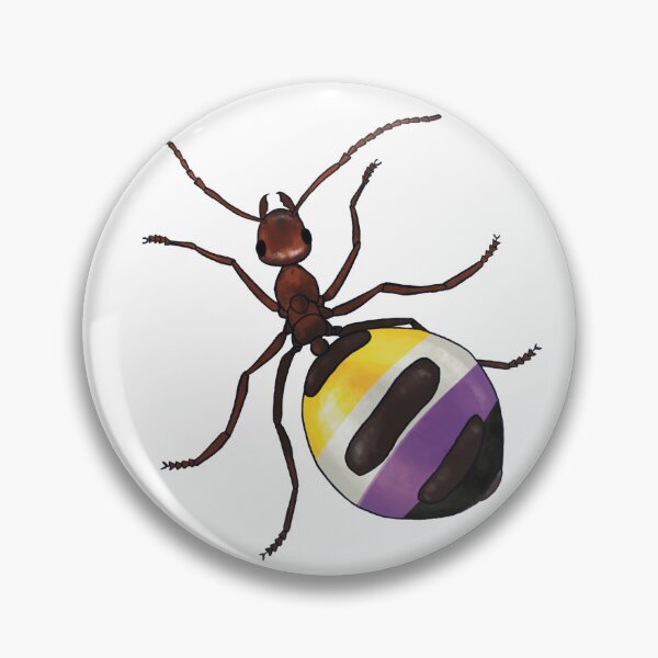Item preview, Nonbinary Pride Honeypot Ant designed and sold by DannyFly.
