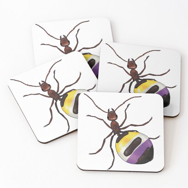 Item preview, Nonbinary Pride Honeypot Ant designed and sold by DannyFly.