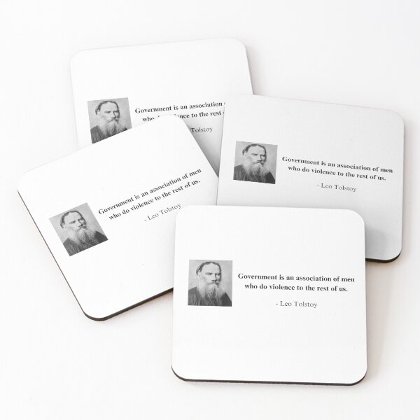 Item preview, Government Leo Tolstoy Quote designed and sold by freestatetees.
