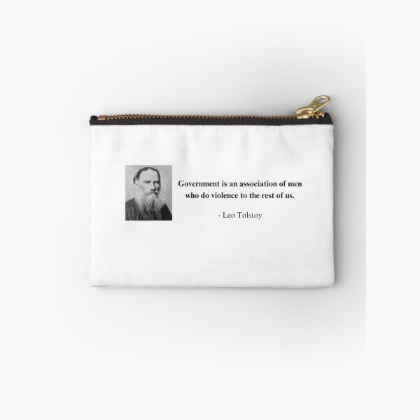 Item preview, Government Leo Tolstoy Quote designed and sold by freestatetees.