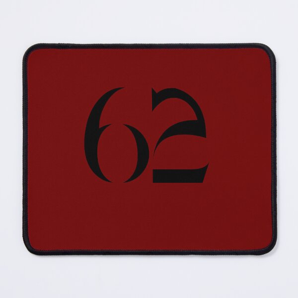 Item preview, 62, sixty-two, black, quake designed and sold by Numbers-Art.