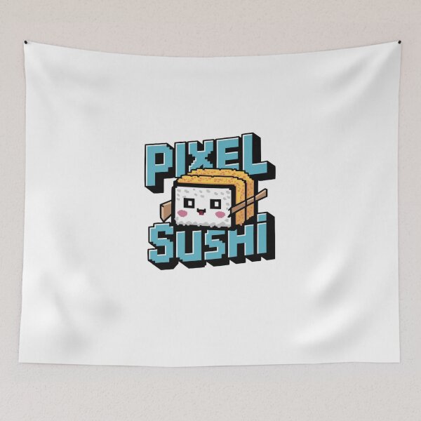 Item preview, Pixel Sushi No.4 designed and sold by Gentle40Winks.