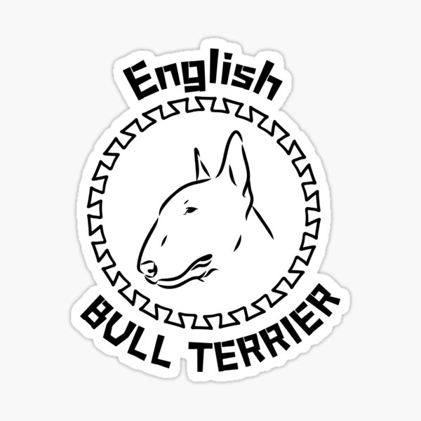 Item preview, English Bull Terrier.  designed and sold by SpaceAgnesArt.