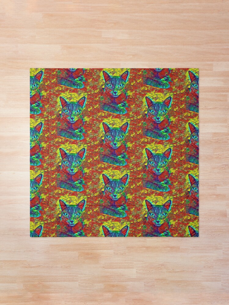Alternative Ansicht von CAT COLORFUL Tagesdecke