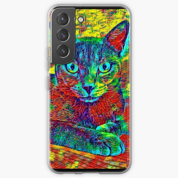 CAT COLORFUL Samsung Galaxy Flexible Hülle