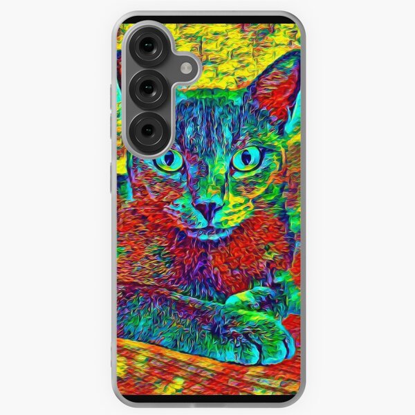 CAT COLORFUL Samsung Galaxy Flexible Hülle