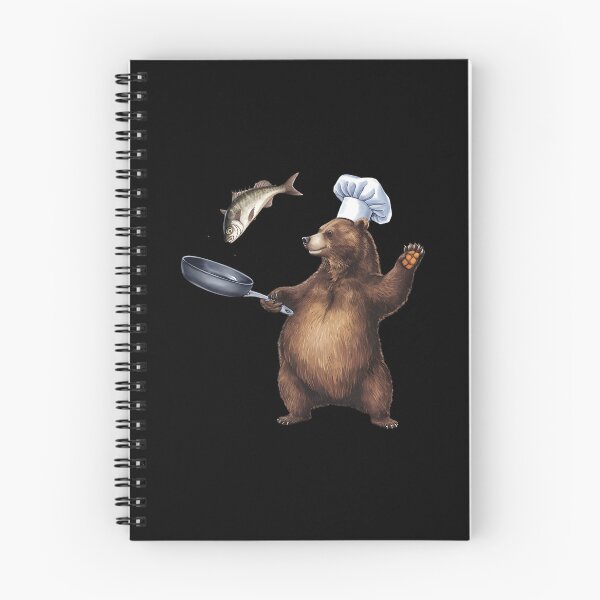 Item preview, Chef Bear with Fish designed and sold by Haji  Kamora.