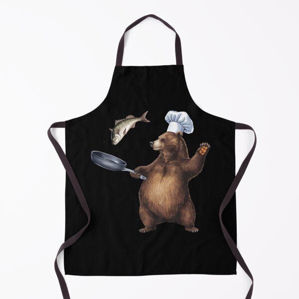 Item preview, Chef Bear with Fish designed and sold by Haji Kamora.