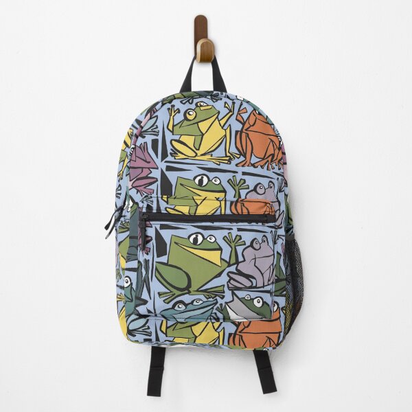 Item preview, Funny Cool Artsy Frog Print Abstract Art designed and sold by Nature's Fancy.
