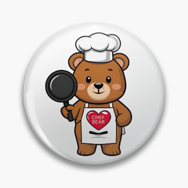 Item preview, Cute bear cooking cartoon style designed and sold by Haji  Kamora.