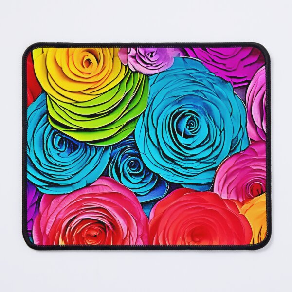 Item preview, Vibrant Paper Roses designed and sold by Health And Fitness Posts e-Store.