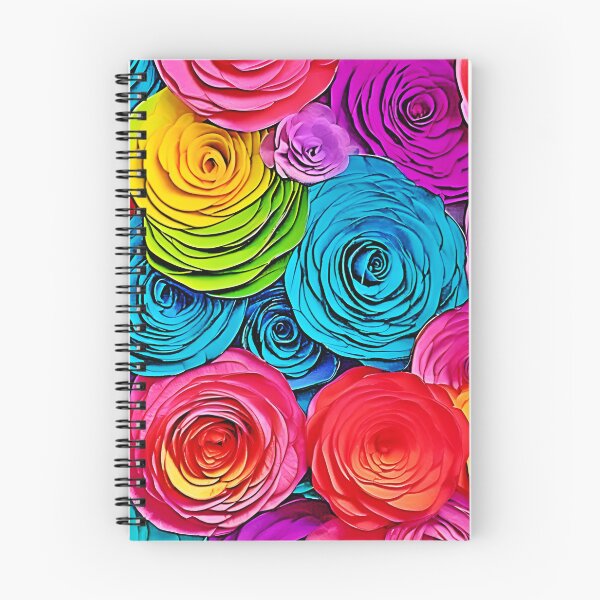 Item preview, Vibrant Paper Roses designed and sold by Health And Fitness Posts e-Store.