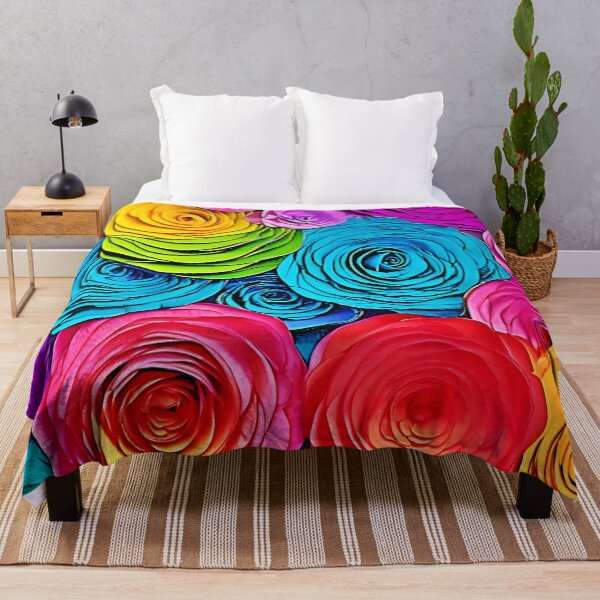 Item preview, Vibrant Paper Roses designed and sold by Health And Fitness Posts e-Store.