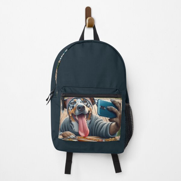 Item preview, Mixed Breed Social Media Celebrity taking a selfie at a cookout. designed and sold by TheDogOnIt.