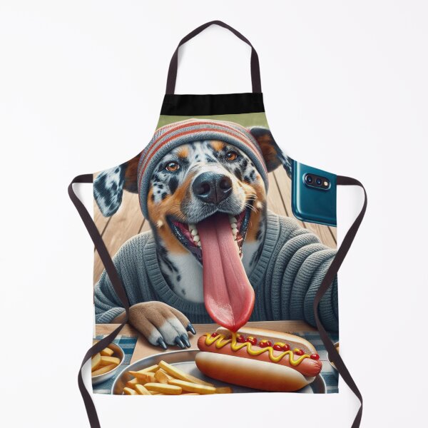Item preview, Mixed Breed Social Media Celebrity taking a selfie at a cookout. designed and sold by TheDogOnIt.