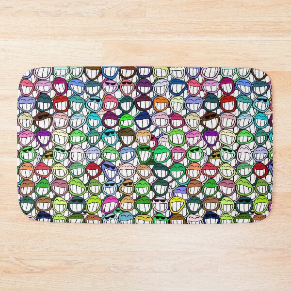 Item preview, Happy Multicolored Faces designed and sold by mittie101.