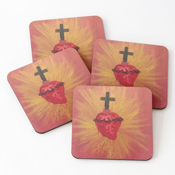Item preview, Sacred Heart of Jesus designed and sold by PaintsbyTom.