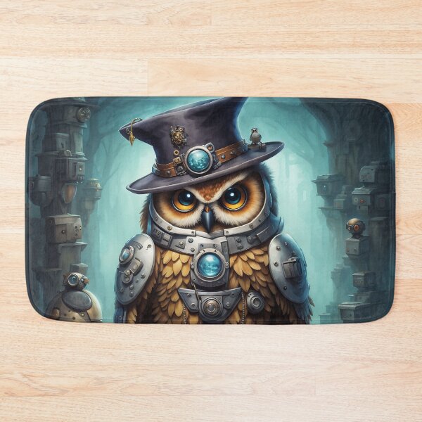 Item preview, Steampunk Owl with Book designed and sold by ArtsyWishesShop.
