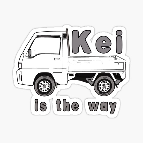 Item preview, Kei is the Way kei truck stickers designed and sold by mmmkei.