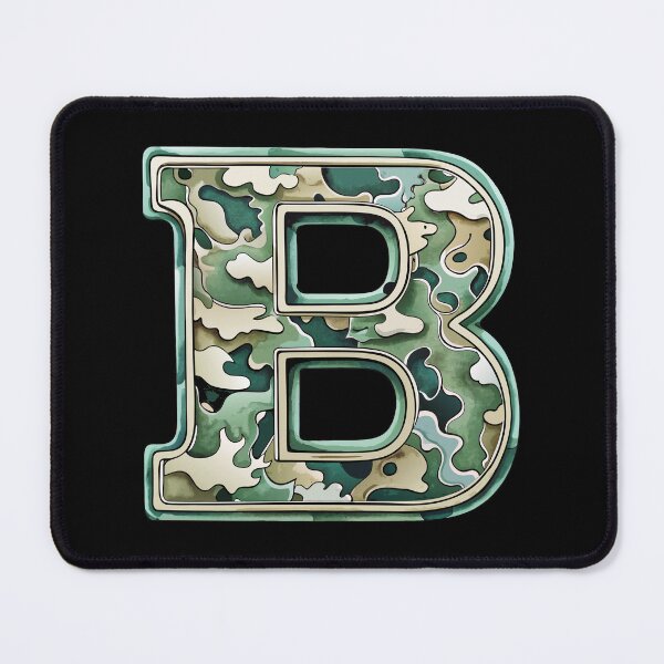 Item preview, camouflage letter B designed and sold by jkrphoto.