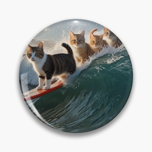 Item preview, Gatos surfistas designed and sold by Designfs.
