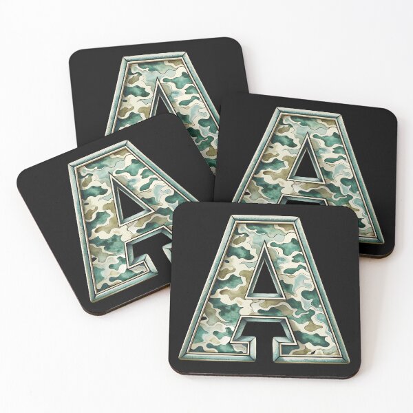Item preview, camouflage letter A designed and sold by jkrphoto.