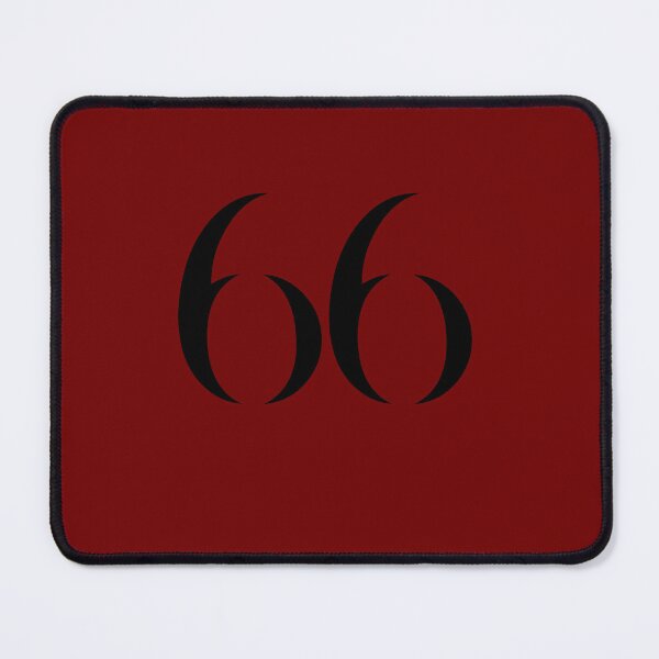 Item preview, 66, sixty-six, black, quake designed and sold by Numbers-Art.