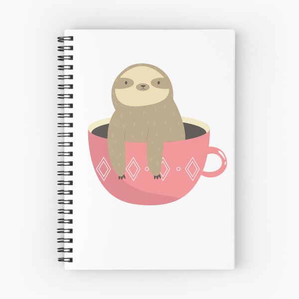 Item preview, hygge teacup sloth designed and sold by spooknik.
