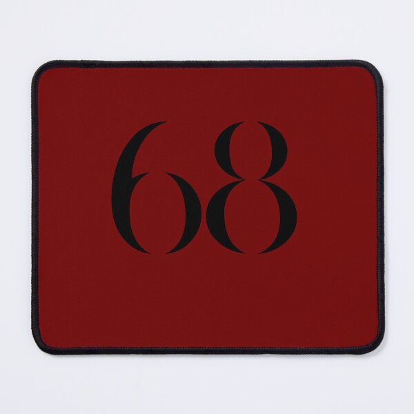 Item preview, 68, sixty-eight, black, quake designed and sold by Numbers-Art.