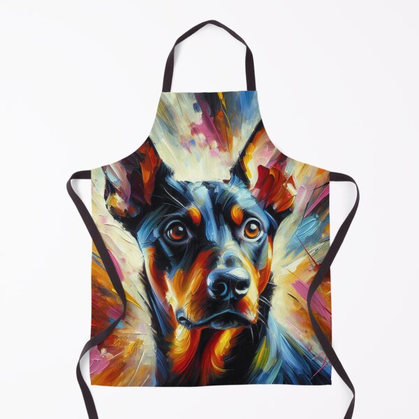 Item preview, German Pinscher Dog Acrylic Print Pet Portrait Pet Lovers designed and sold by Puppy Puzzles Plus.