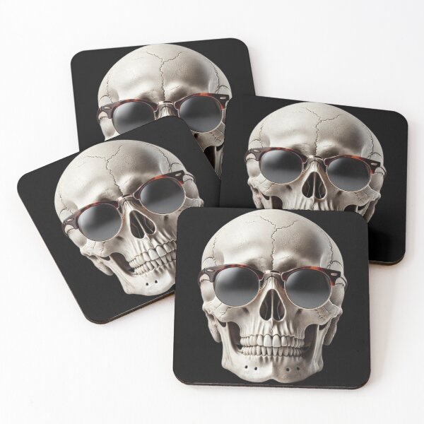 Item preview, Skull with Sunglasses designed and sold by LaNadaYFundante.