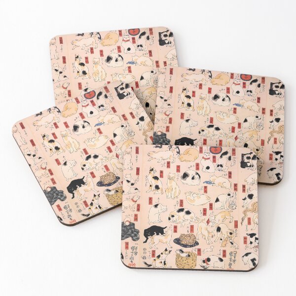 Item preview, Cats suggested as the fifty three stations of the Tokaido, Kuniyoshi, ca. 1847 designed and sold by A APART T.