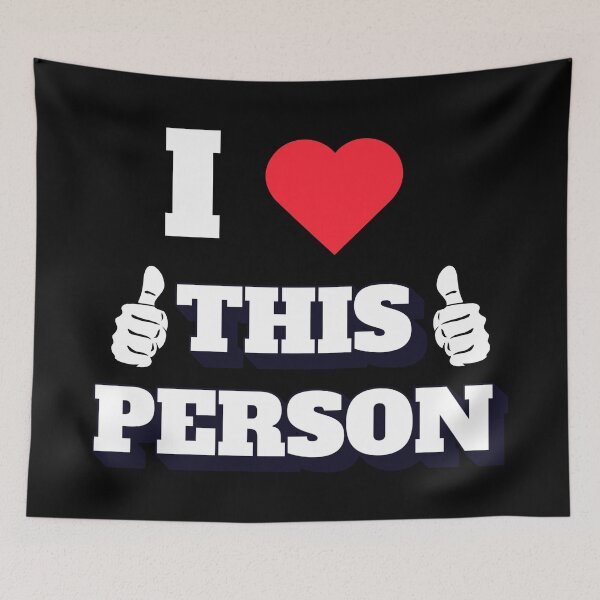 Item preview, I Love This Person - Inspirational Quote designed and sold by signshirtz.