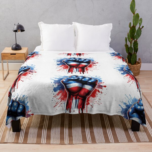 Item preview, American Flag Fist with Splash designed and sold by TonzDesigns.