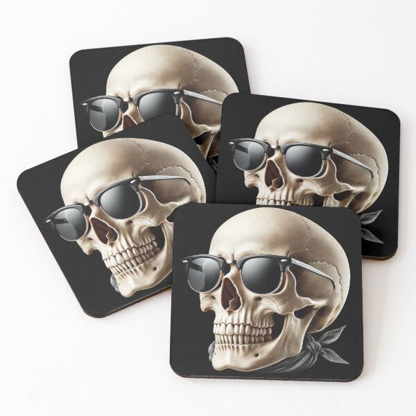 Item preview, Skull with Sunglasses 3 designed and sold by LaNadaYFundante.