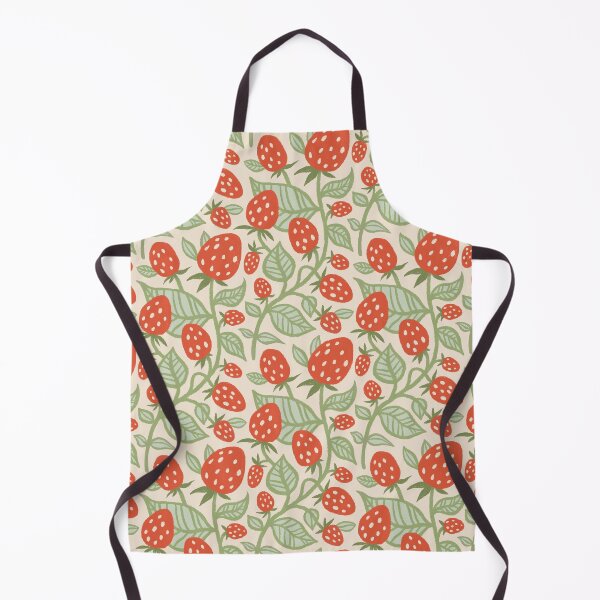Item preview, Strawberry fields pattern in red, green designed and sold by Miss-Belle.