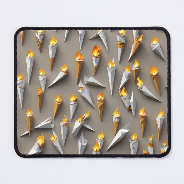 Item preview, Origami Art - Torchbearers of Hope: A Symbol of Olympic Spirit designed and sold by ArtfulFolds.
