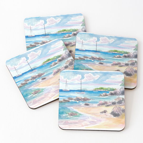 Item preview, Honeymoon Times at Salmon Bay St John US Virgin Islands designed and sold by artshop77.